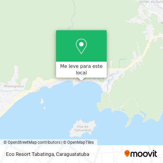 Eco Resort Tabatinga mapa