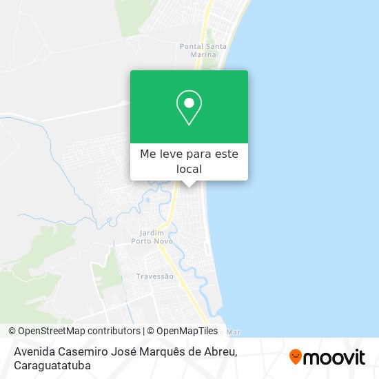 Avenida Casemiro José Marquês de Abreu mapa