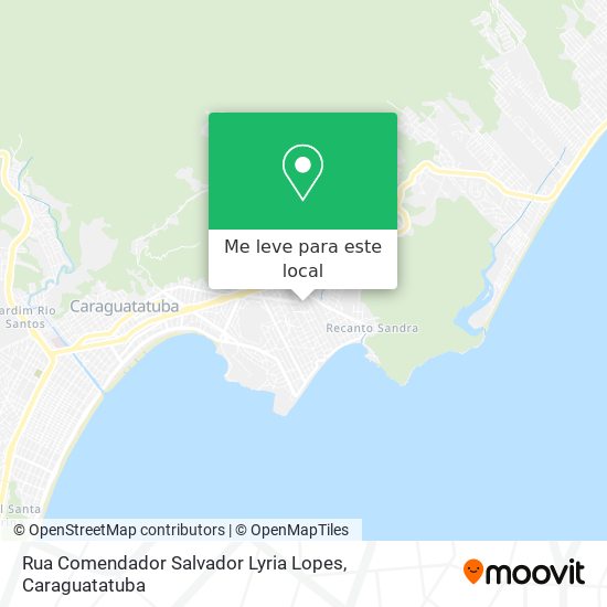 Rua Comendador Salvador Lyria Lopes mapa