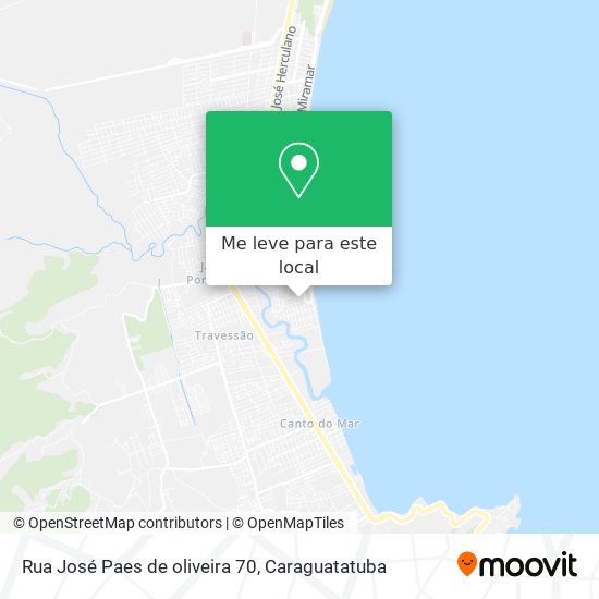 Rua José Paes de oliveira 70 mapa