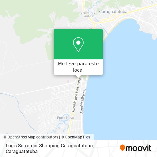 Lug's Serramar Shopping Caraguatatuba mapa
