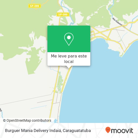 Burguer Mania Delivery Indaiá, Avenida Geraldo Nogueira da Silva Indaiá Caraguatatuba-SP 11665-000 mapa