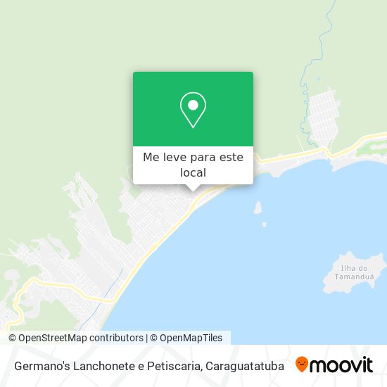 Germano's Lanchonete e Petiscaria mapa