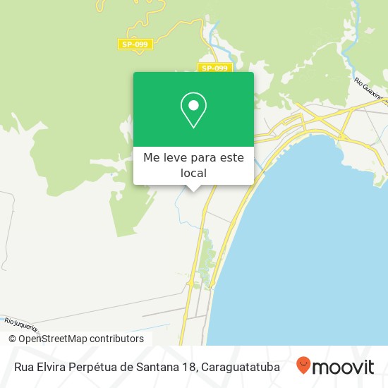 Rua Elvira Perpétua de Santana 18 mapa