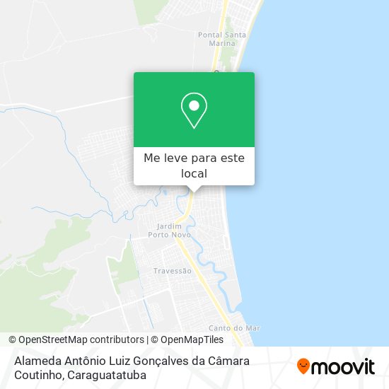 Alameda Antônio Luiz Gonçalves da Câmara Coutinho mapa