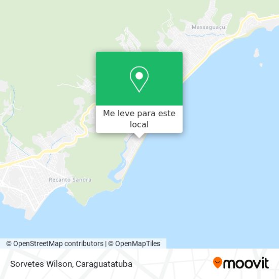 Sorvetes Wilson mapa