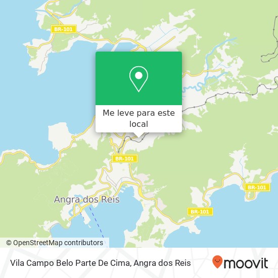 Vila Campo Belo Parte De Cima mapa