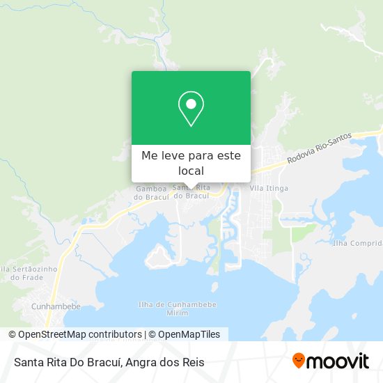 Santa Rita Do Bracuí mapa
