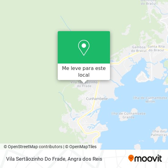 Vila Sertãozinho Do Frade mapa