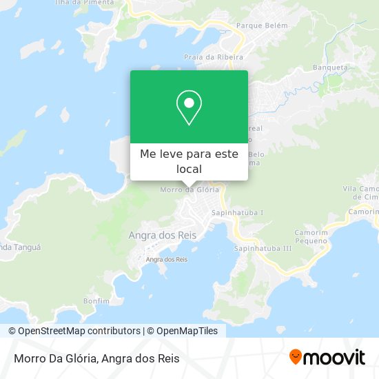Morro Da Glória mapa