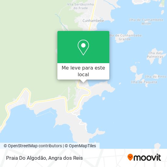 Praia Do Algodão mapa