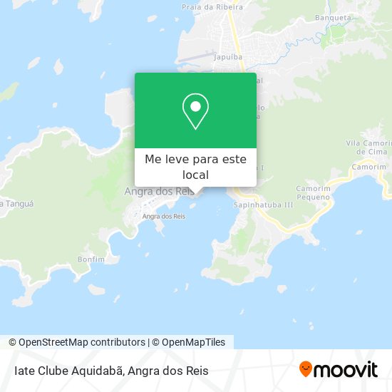 Iate Clube Aquidabã mapa