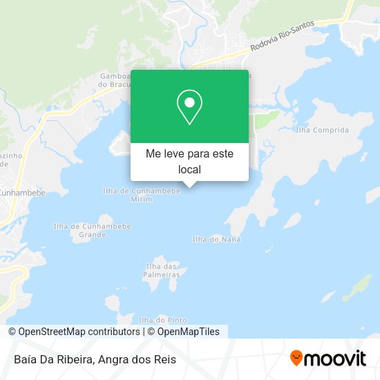 Baía Da Ribeira mapa