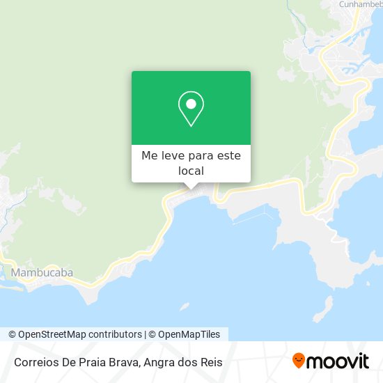 Correios De Praia Brava mapa