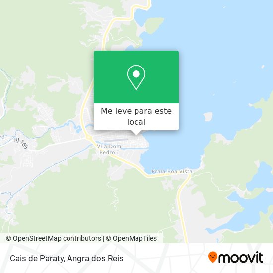 Cais de Paraty mapa