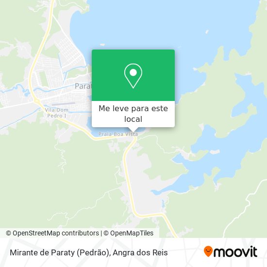 Mirante de Paraty (Pedrão) mapa