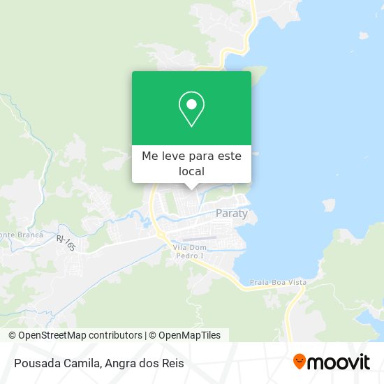 Pousada Camila mapa