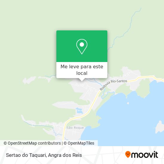 Sertao do Taquari mapa