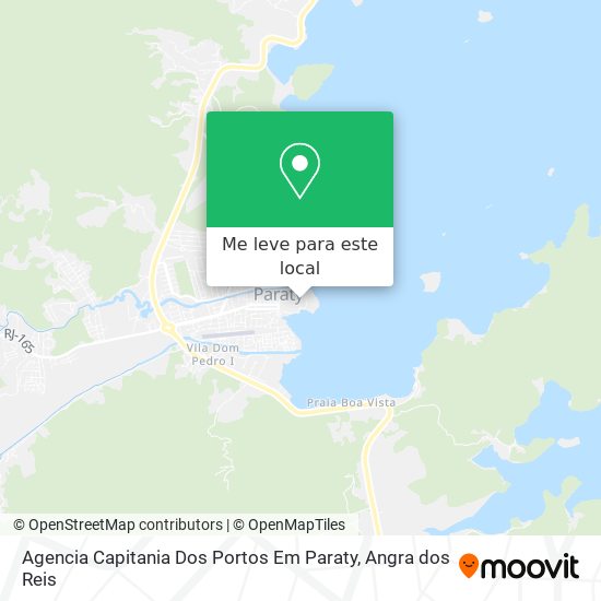 Agencia Capitania Dos Portos  Em Paraty mapa