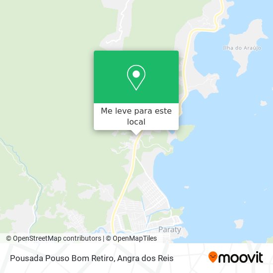 Pousada Pouso Bom Retiro mapa