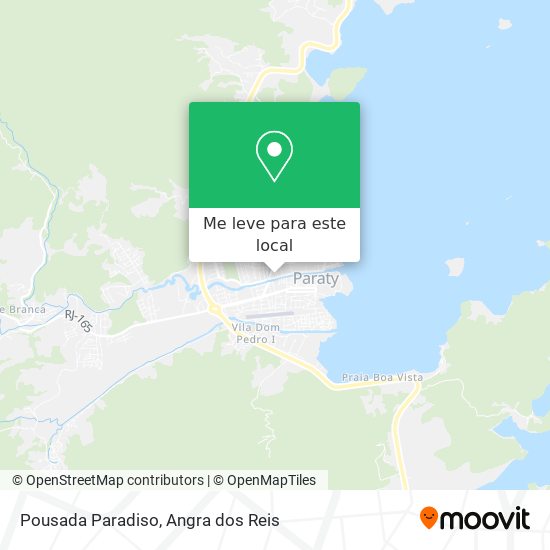 Pousada Paradiso mapa