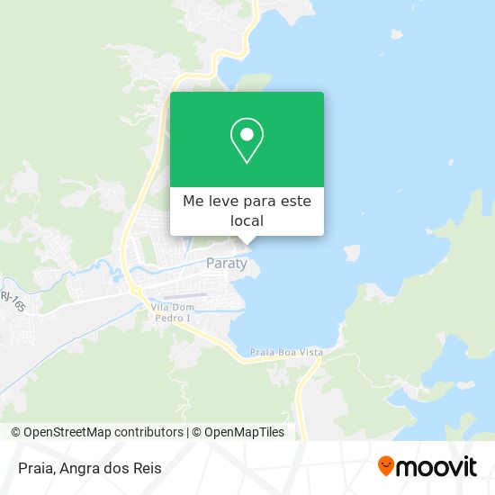 Praia mapa