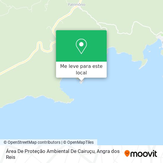 Área De Proteção Ambiental De Cairuçu mapa