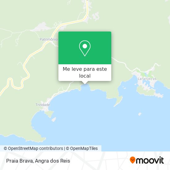 Praia Brava mapa