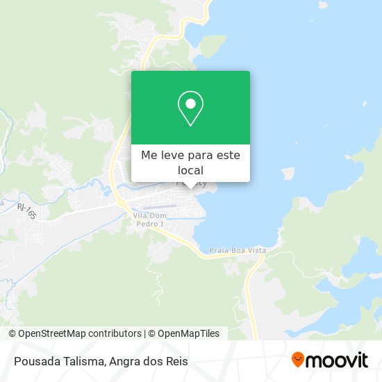 Pousada Talisma mapa