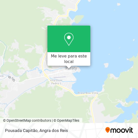 Pousada Capitão mapa