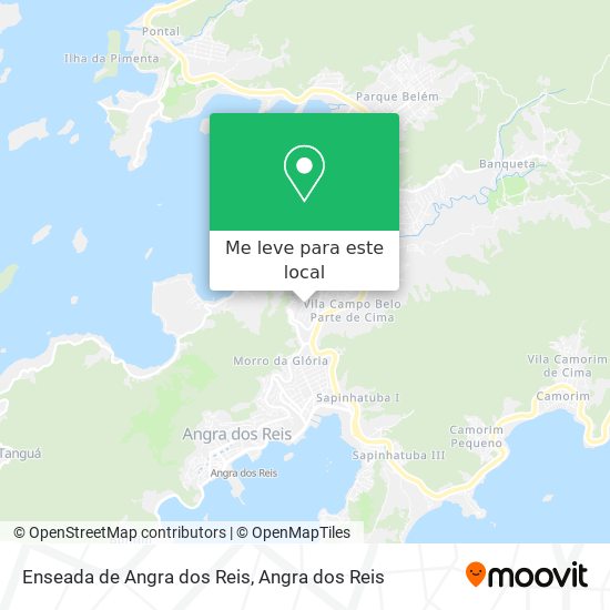 Enseada de Angra dos Reis mapa