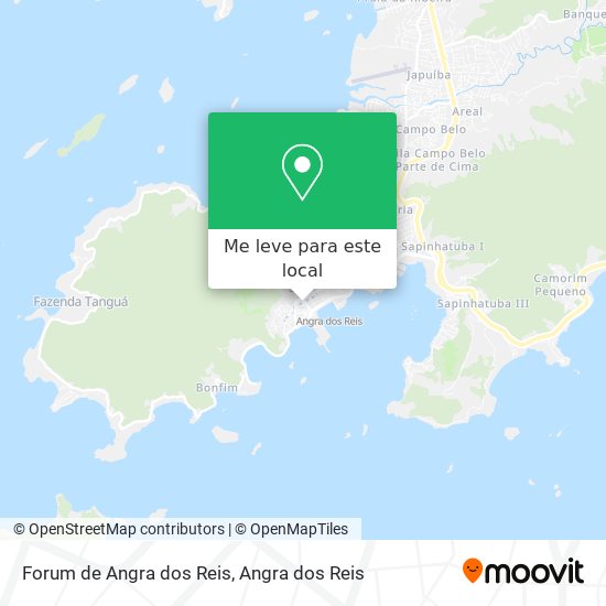 Forum de Angra dos Reis mapa