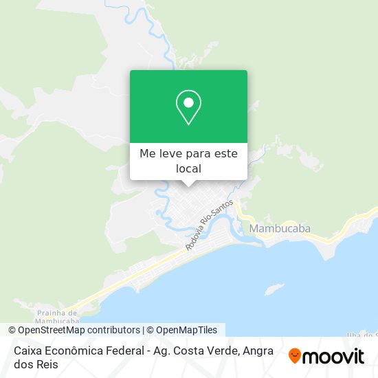 Caixa Econômica Federal - Ag. Costa Verde mapa