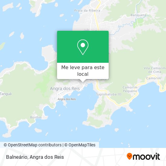 Balneário mapa