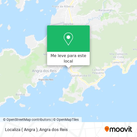 Localiza ( Angra ) mapa