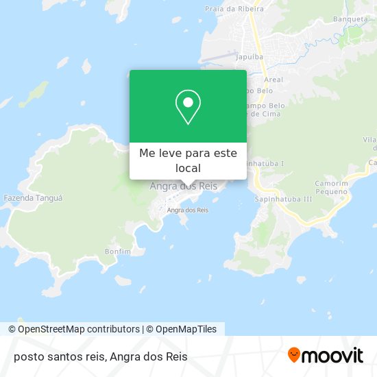 posto santos reis mapa