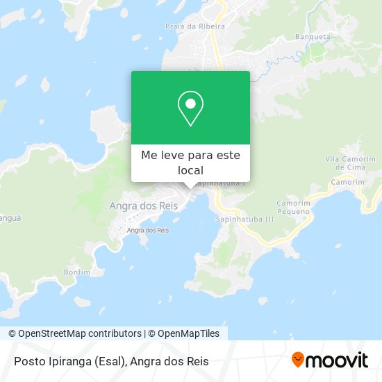 Posto Ipiranga (Esal) mapa