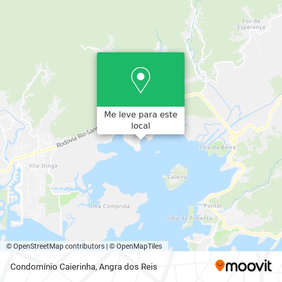 Condomínio Caierinha mapa