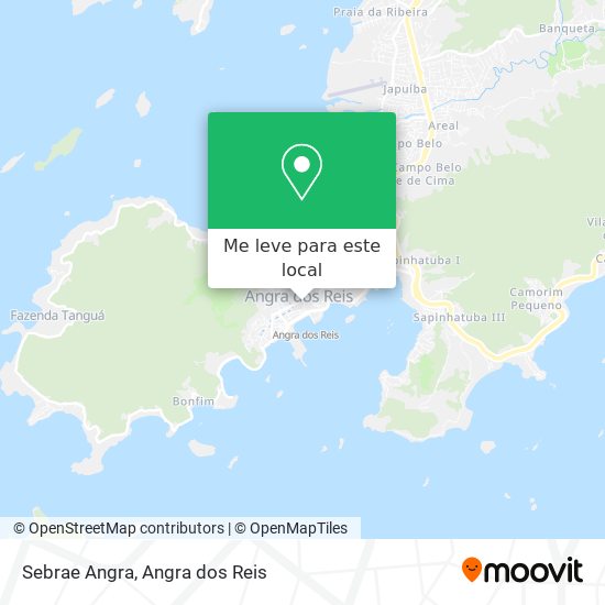 Sebrae Angra mapa