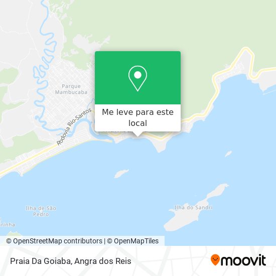 Praia Da Goiaba mapa