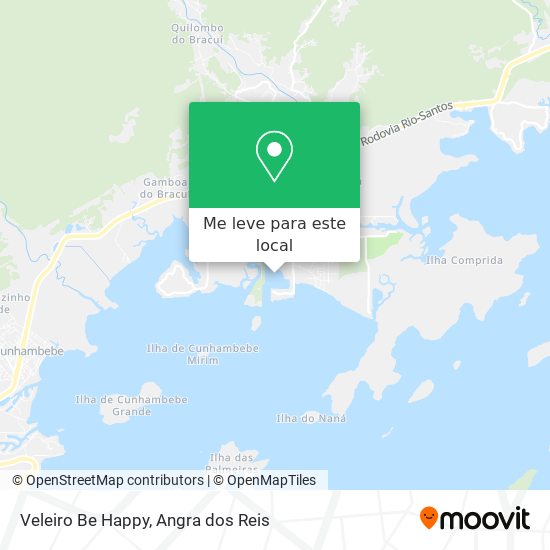 Veleiro Be Happy mapa