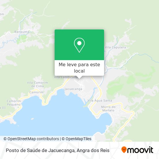 Posto de Saúde de Jacuecanga mapa