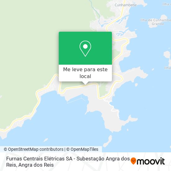 Furnas Centrais Elétricas SA - Subestação Angra dos Reis mapa