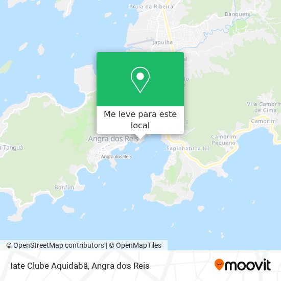 Iate Clube Aquidabã mapa