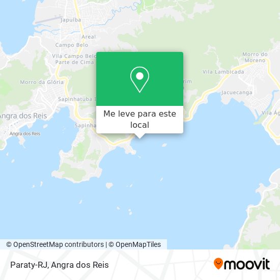 Paraty-RJ mapa