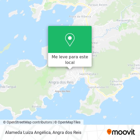 Alameda Luiza Angélica mapa