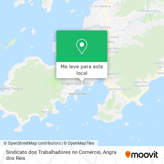 Sindicato dos Trabalhadores no Comércio mapa