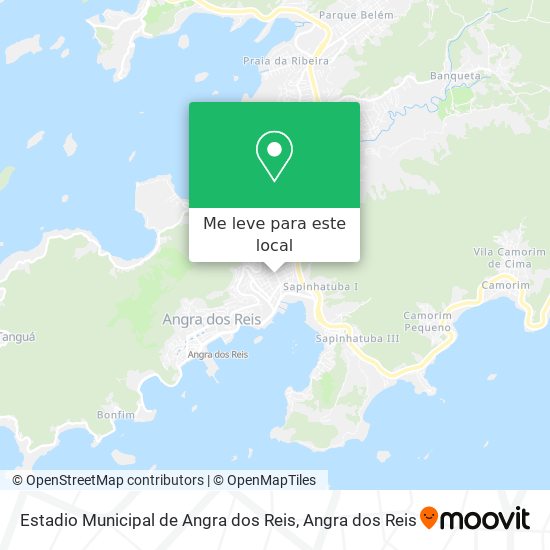 Estadio Municipal de Angra dos Reis mapa