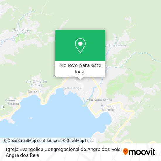 Igreja Evangélica Congregacional de Angra dos Reis mapa