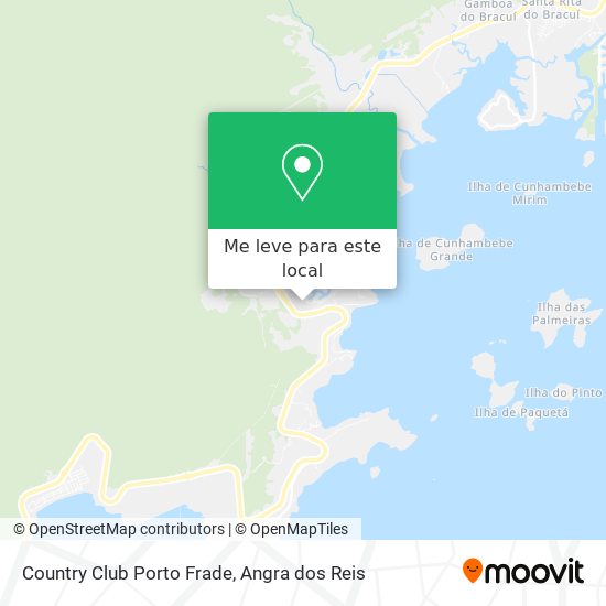 Country Club Porto Frade mapa
